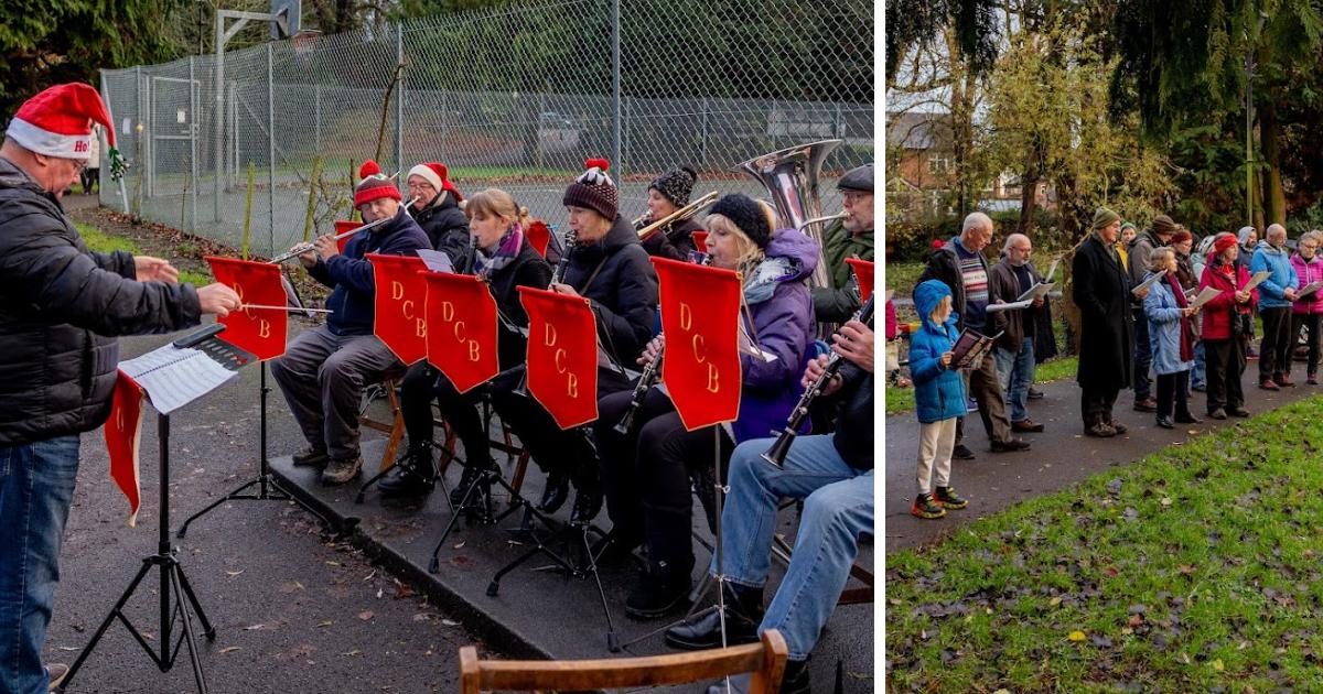Darlington community gather for traditional Christmas carolling event