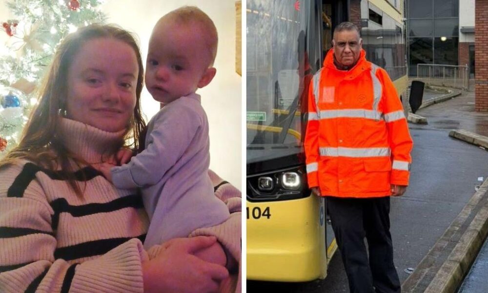 Bury driver praised for stopping bus to help distressed baby