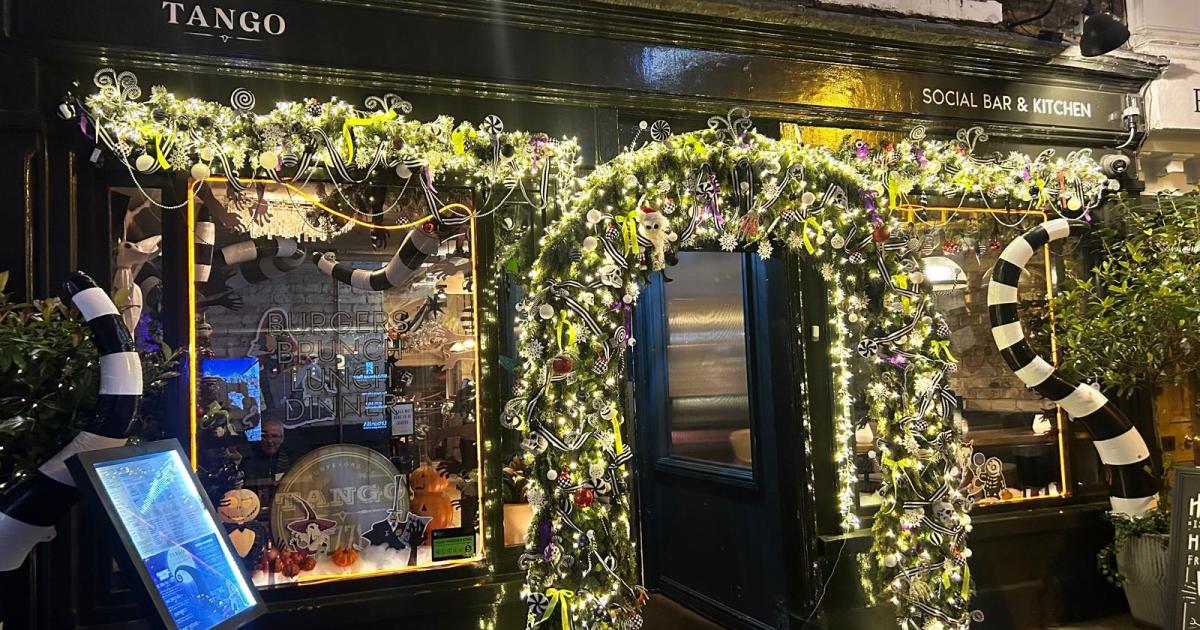 Try Tango Durham's Nightmare Before Christmas festive menu