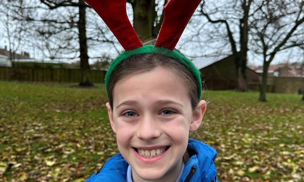 Daily reindeer run at Stockton school for Butterwick Hospice