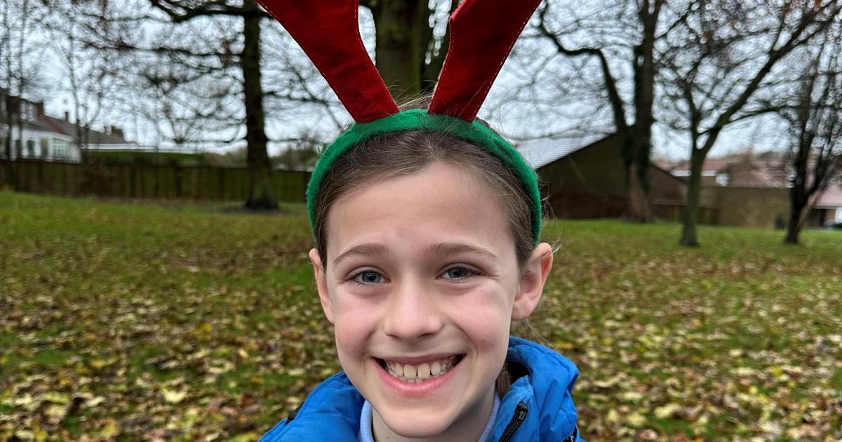 Daily reindeer run at Stockton school for Butterwick Hospice