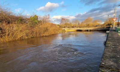River Derwent, between Malton and Norton on flood alert