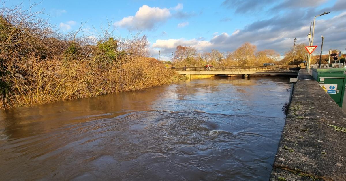 River Derwent, between Malton and Norton on flood alert