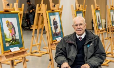 Paintings by hospice patient in Bishop Auckland exhibition