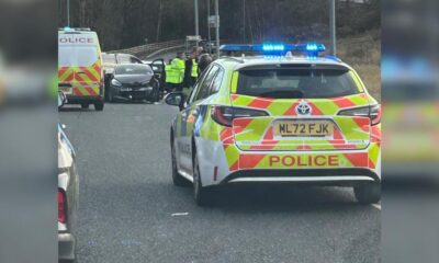 Emergency services called to three-car crash in Moses Gate