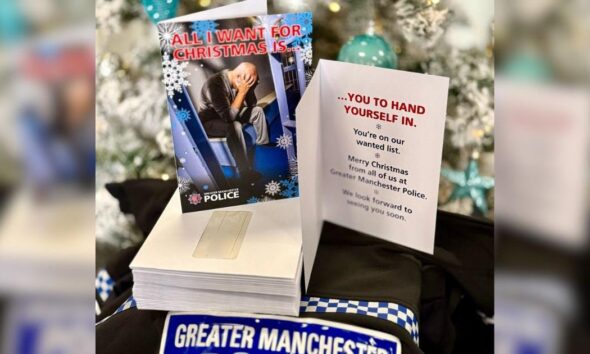 Bolton's most wanted to be sent Christmas cards by police