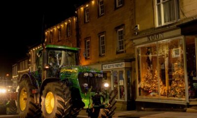 Pictures from festive Bowes Tractor Run through Teesdale