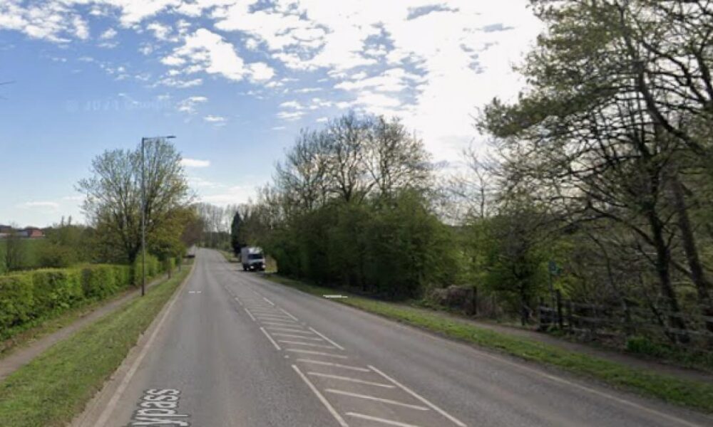 Police attend two-car crash on the A6 near Blackrod