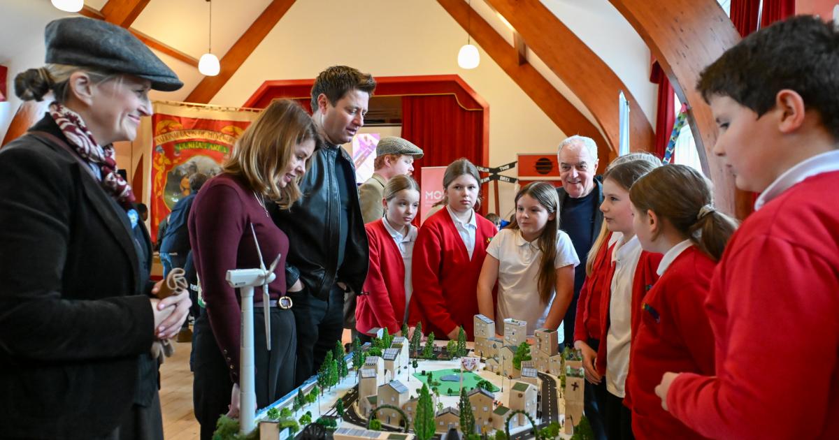 Beamish event sees George Clarke join pupils reimagining future homes