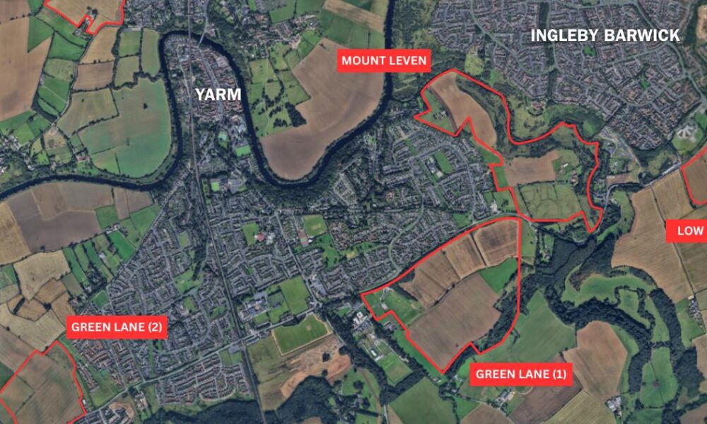 The new estates proposed for sprawling Yarm in 2025