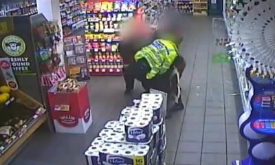 Brazen thief gets slammed to the floor in Eston shop