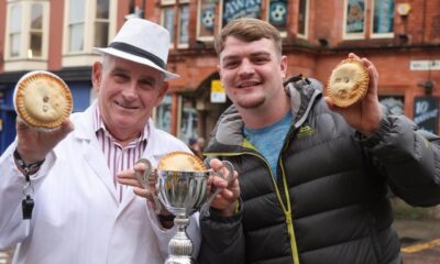 World Pie Eating Champion crowned after meat and potato victory