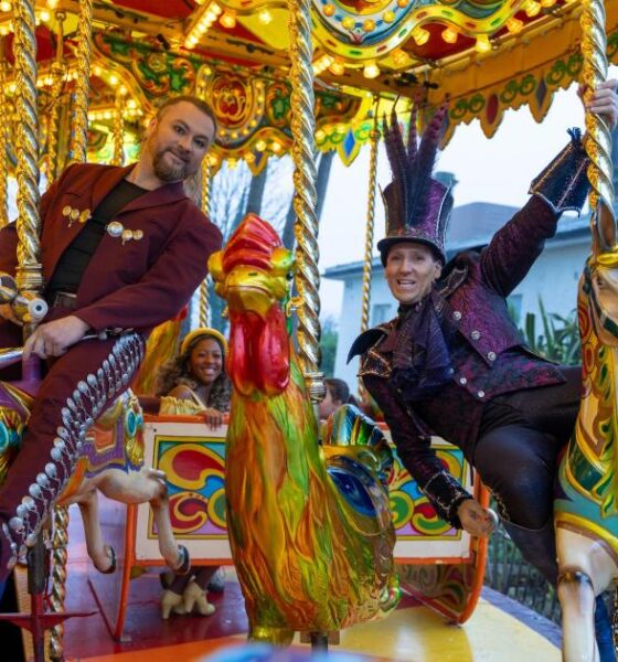 Darlington Hippodrome Goldilocks panto stars visit Hopetown