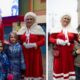 Santa Claus surprises children at Darlington Market