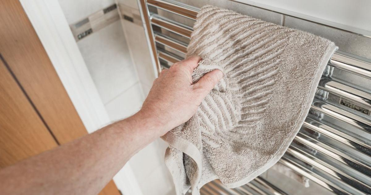 Households warned to avoid drying towels on radiators
