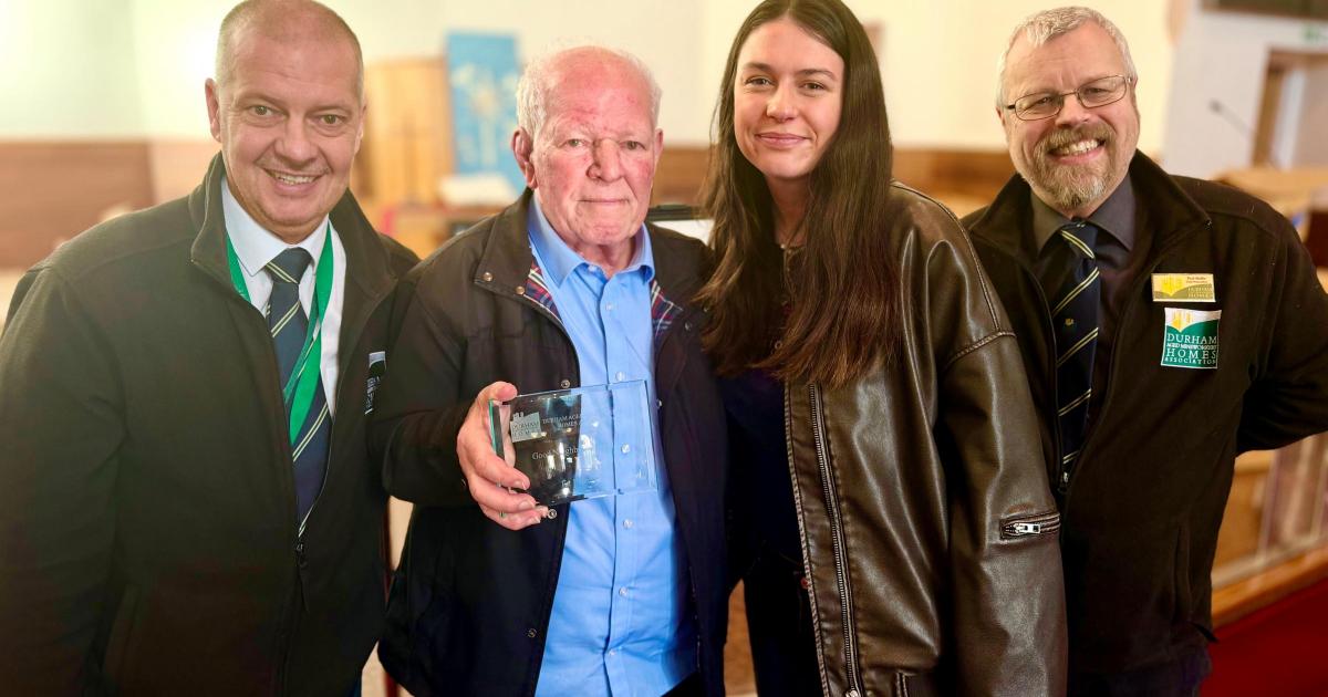 Great-grandad from Horden wins 'Neighbour of the Year' award