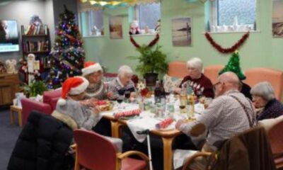 Special Christmas party for Flockton Court in Horwich