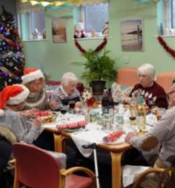 Special Christmas party for Flockton Court in Horwich