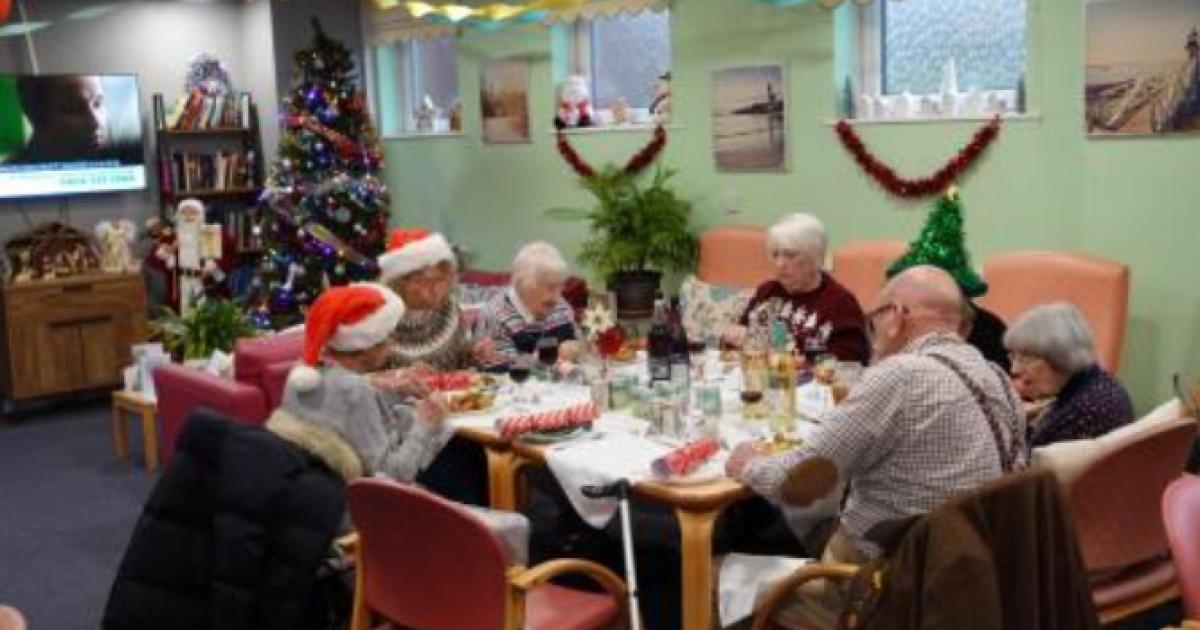 Special Christmas party for Flockton Court in Horwich