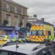 Wetherby Market Place cordoned off with air ambulance