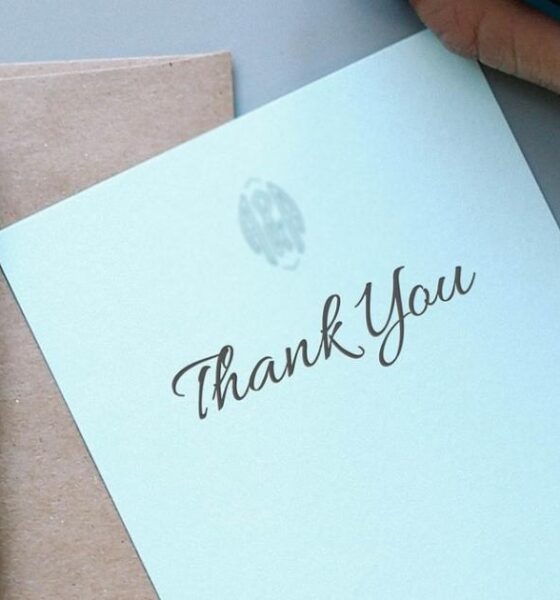 It's polite to send thank you cards - but many don't