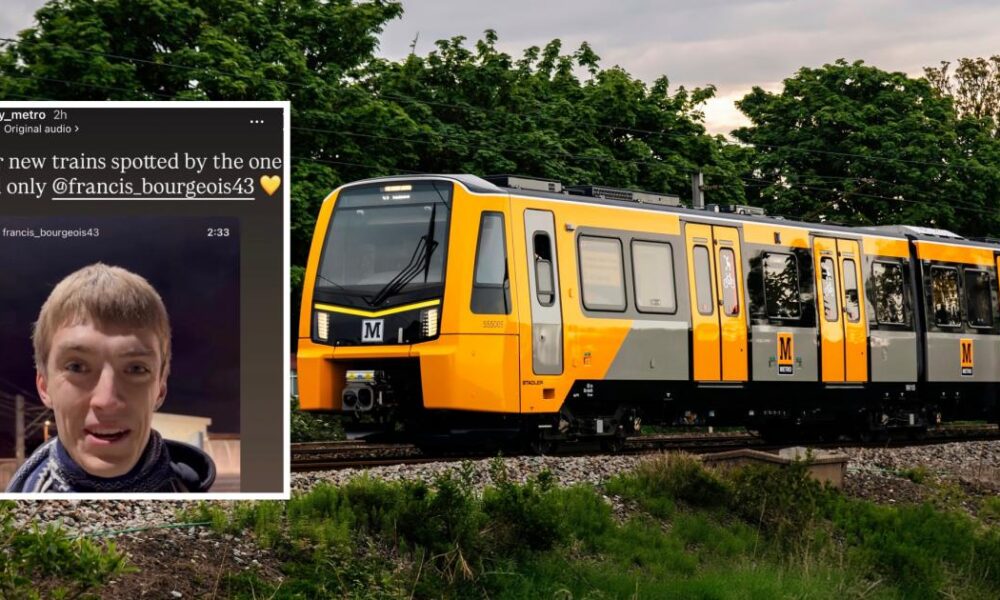 TikTok trainspotter Francis Bourgeois shares Metro video