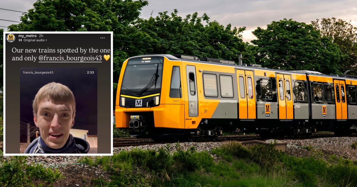 TikTok trainspotter Francis Bourgeois shares Metro video