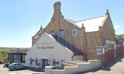 Led Zeppelin's Robert Plant seen at Spa Hotel in Saltburn