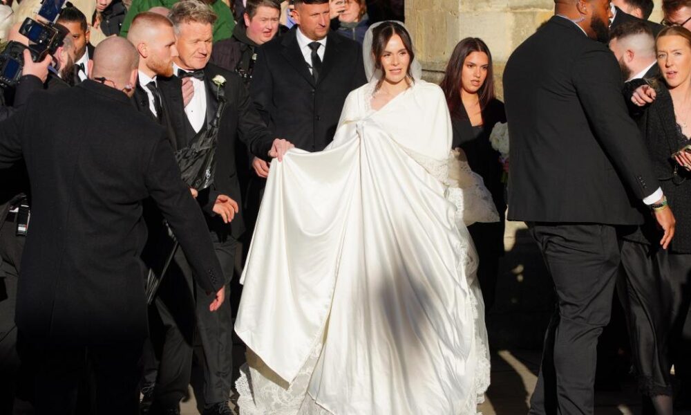 Gordon Ramsay’s daughter Holly weds Olympian Adam Peaty