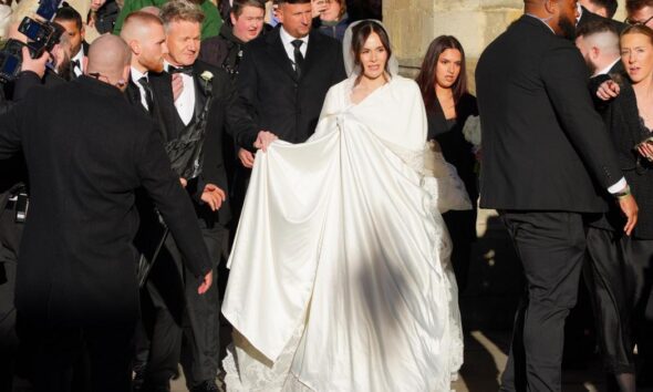 Gordon Ramsay’s daughter Holly weds Olympian Adam Peaty