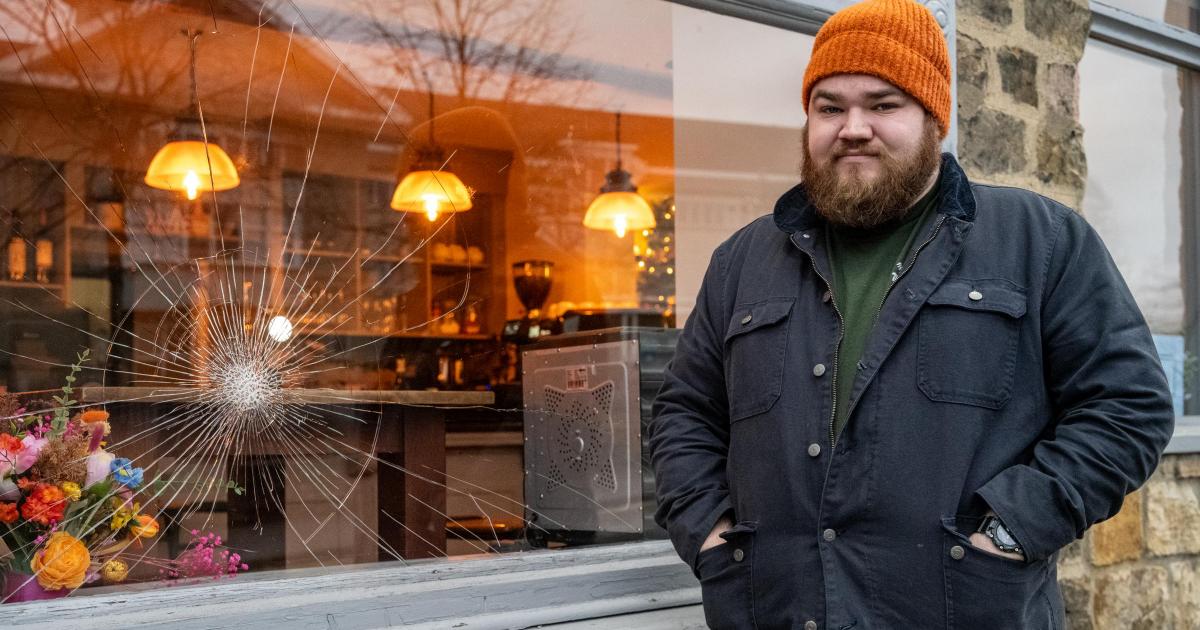 Bishop Auckland restaurant Manzo window broken a second time