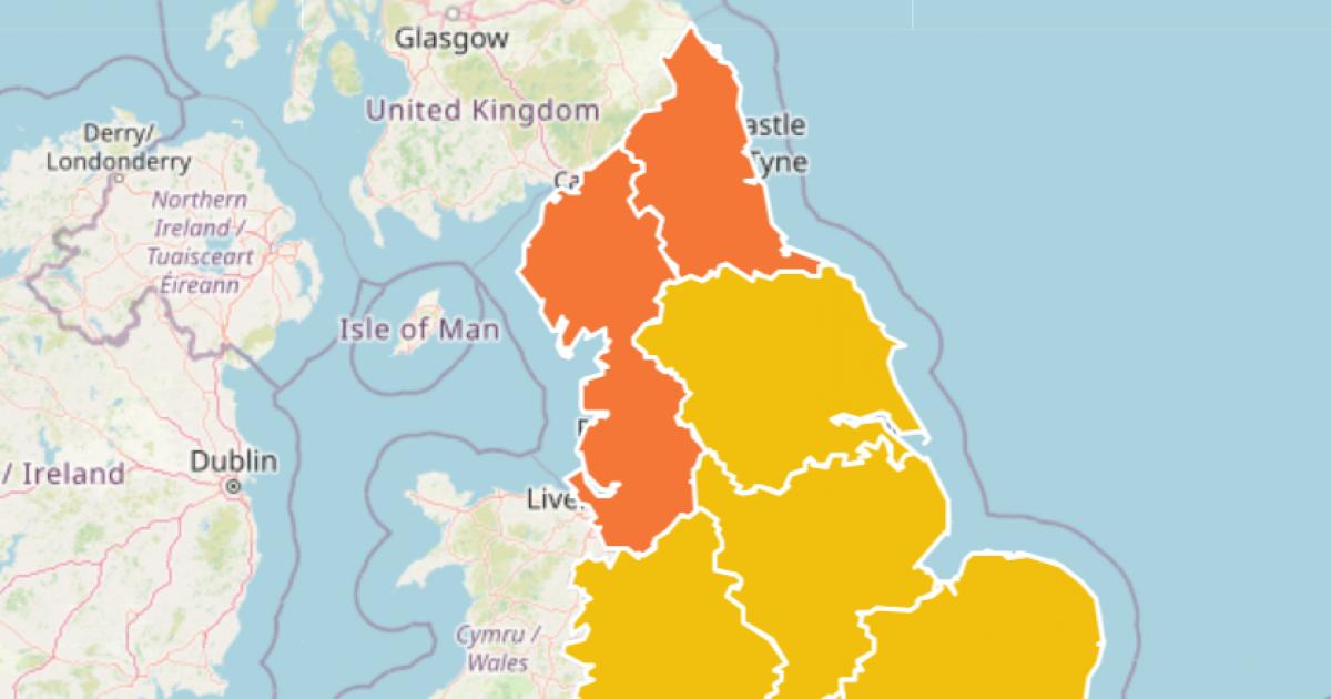 Eight-day amber cold-health alert issued for the North East