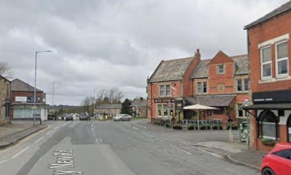 Horwich: police attend three car crash on roundabout