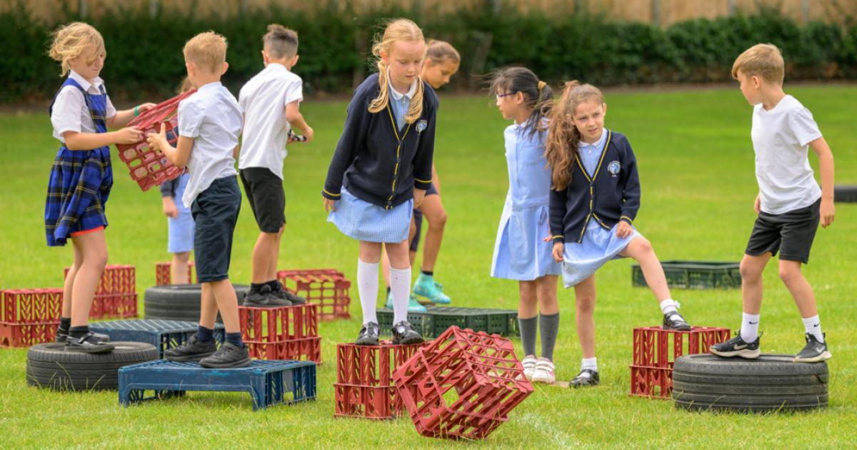 Grant gives boost to Stokesley students' playground creativity
