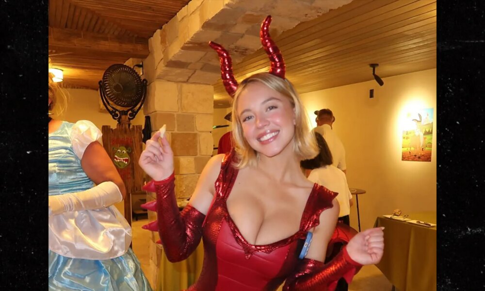 Sydney Sweeney Dresses as Sexy Version of Dragon From 'Shrek' Movies