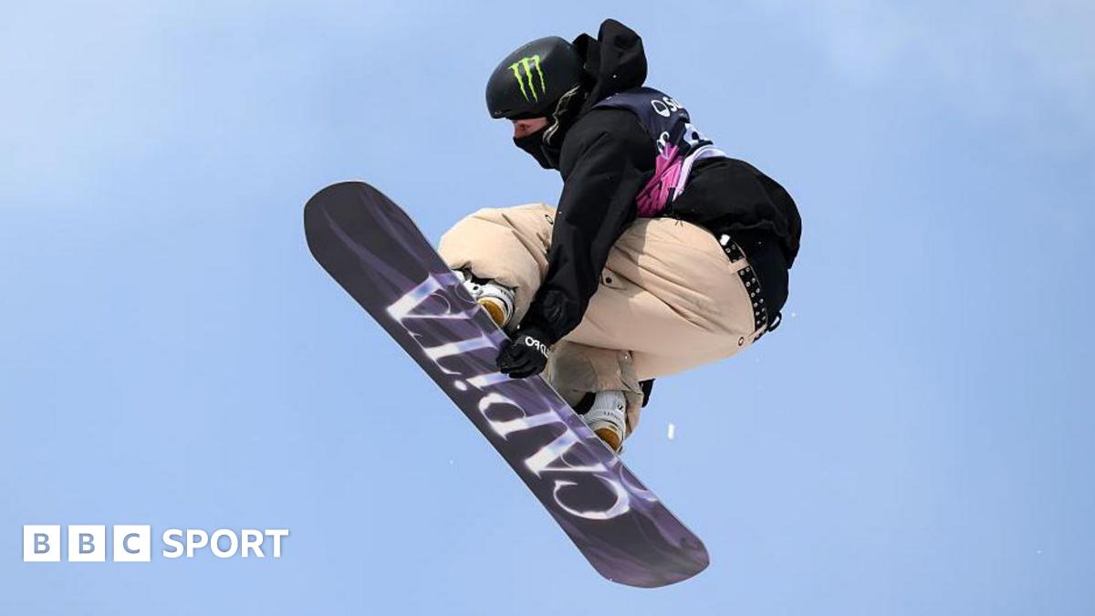 Mia Brookes performs an aerial move