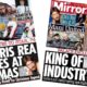 'Chris Rea dies at Xmas' and 'King of Industry'