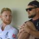 England captain Ben Stokes (left) and Brendon McCullum (right)
