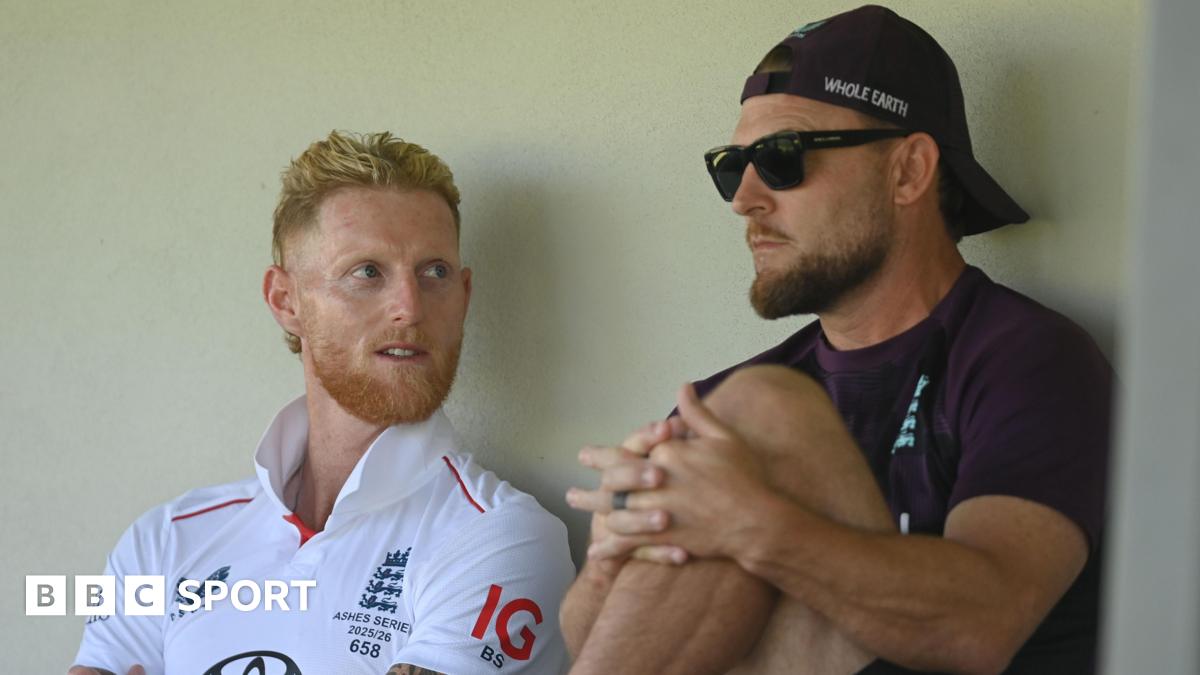England captain Ben Stokes (left) and Brendon McCullum (right)