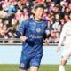 Kazuyoshi Miura running off after scoring