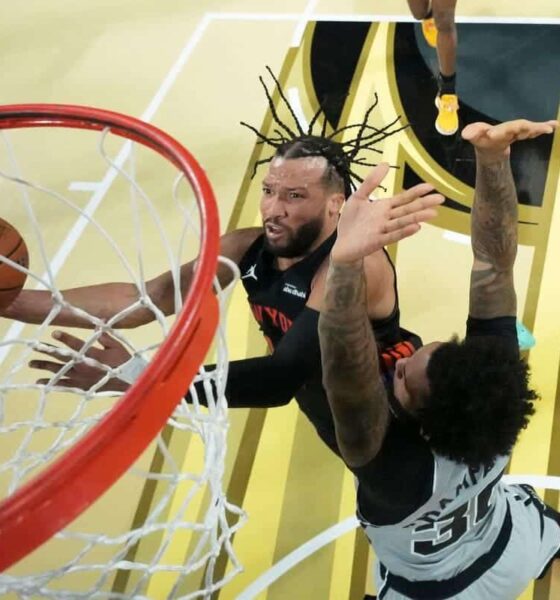 Jalen Brunson hails New York Knicks reserves as they see off the San Antonio Spurs to win NBA Cup