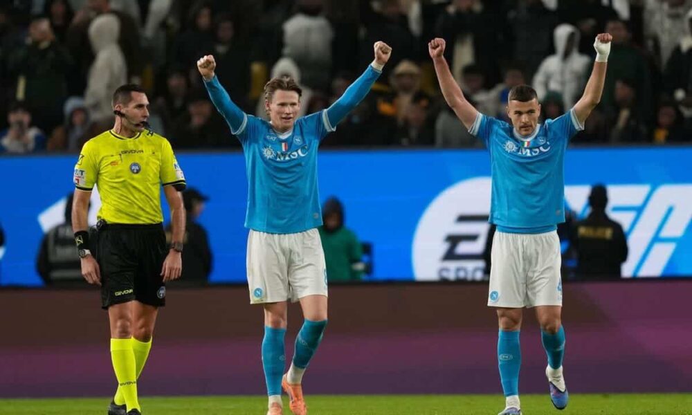 Napoli lift Supercoppa Italiana after victory over Bologna in Riyadh