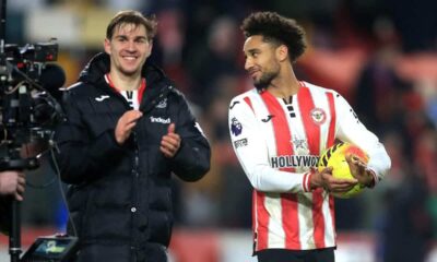 Schade hits Brentford hat-trick while Fulham secure third-straight win