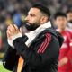 Mohamed Salah applauds Liverpool supporters after draw at Leeds
