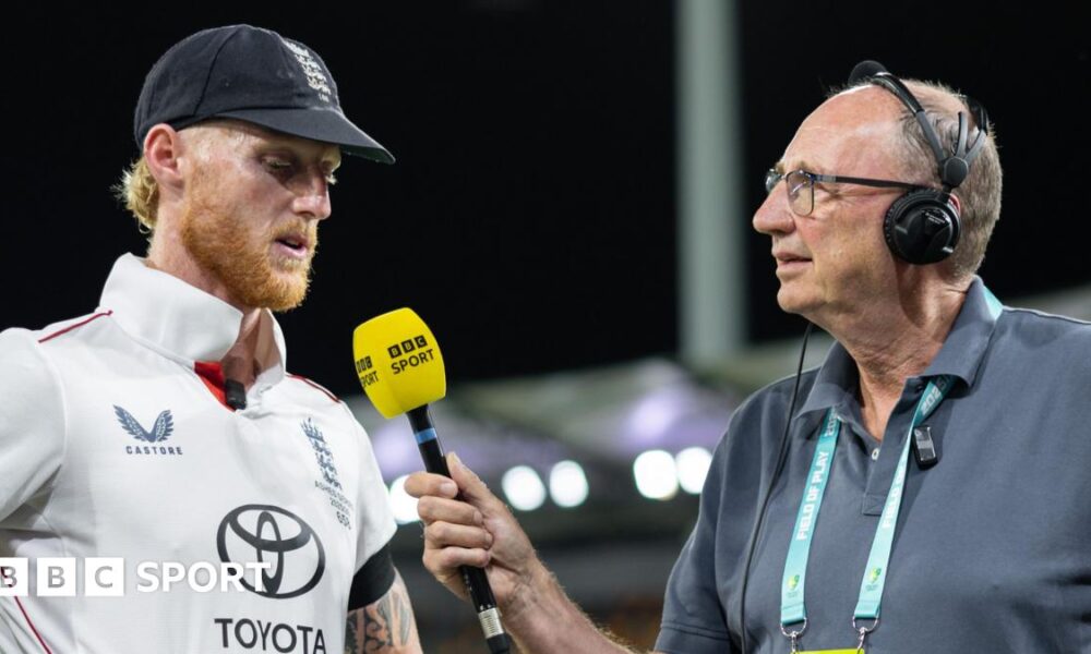 Ben Stokes and Jonathan Agnew