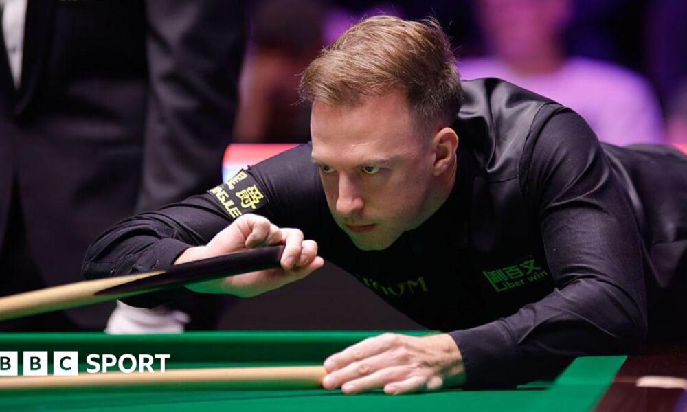 Judd Trump in action at the UK Championship in York