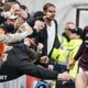 Stuart Findlay celebrates scoring for Hearts