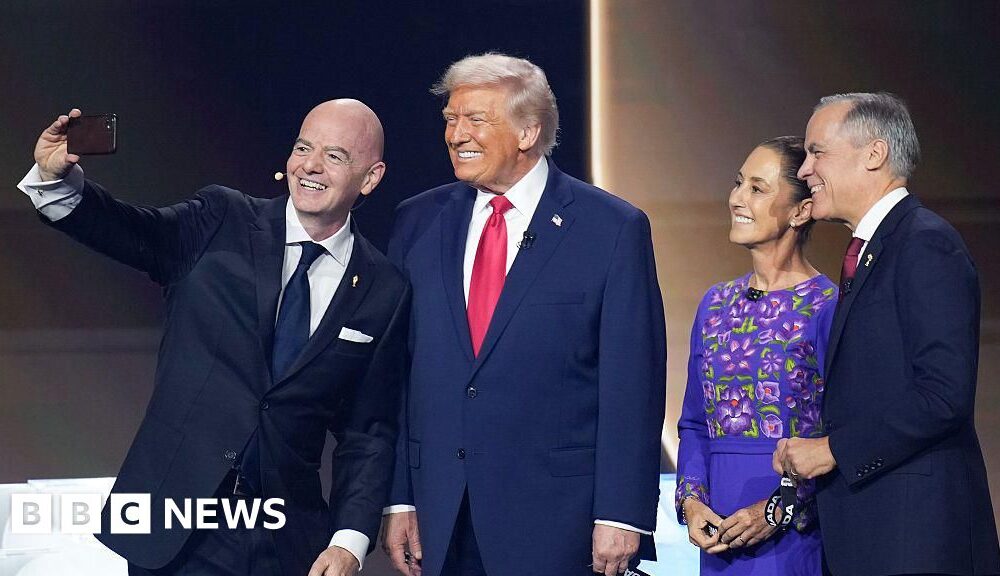 Amid trade tensions, US, North American leaders take to the stage