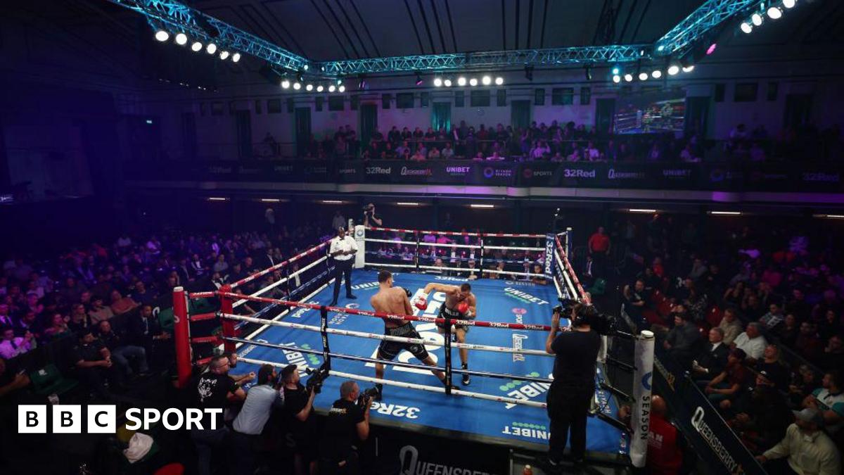 Fighters in the ring at York Hall