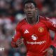 Manchester United midfielder Kobbie Mainoo